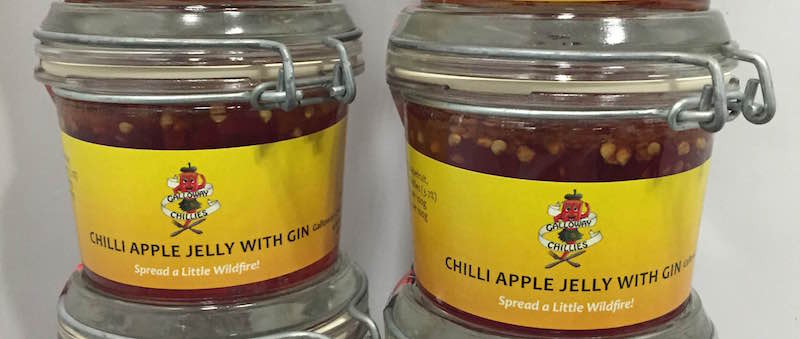 Chilli Apple Jelly with Gin